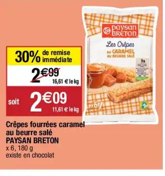 Migros Crêpes fourrées caramel au beurre salé offre