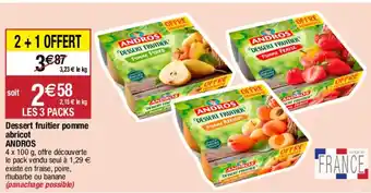 Migros Dessert fruitier pomme abricot offre