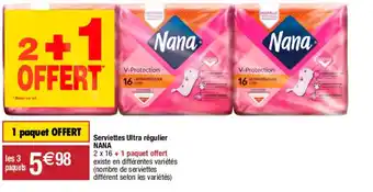 Migros Serviettes Ultra régulier NANA offre