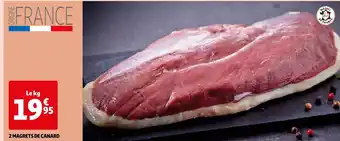 Auchan 2 MAGRETS DE CANARD offre