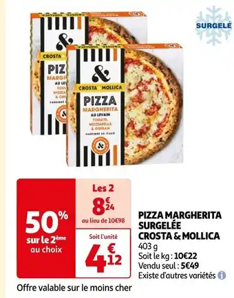 Auchan PIZZA MARGHERITA SURGELÉE offre