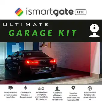 Ouvre-porte de garage connecté ultimate lite :permet de contrôler et surveiller votre garage à distance.compatible avec apple