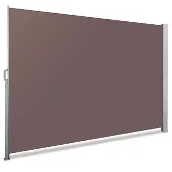 Bricomarché Paravent retractable avec housse de protection 1.8x3m marron offre