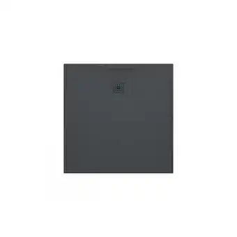 Bricomarché Laufen pro receveur de douche en gel coat marbond extra-plat carré, évacuation sur le côté 100x100, anthracite mat h211952078 offre