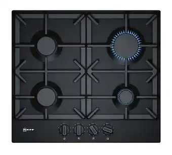 Bricomarché Table de cuisson gaz 60cm 4 feux noir - t26ds49s0 offre