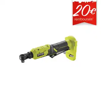 Bricomarché Clé à cliquet ryobi 18v oneplus - sans batterie ni chargeur - r18rw3-0 offre