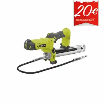 Bricomarché Pompe à graisse ryobi - r18gg-0 - 18v oneplus - sans batterie ni chargeur offre