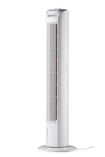 Bricorama Ventilateur tour 78cm de hauteur alpina 3 vitesses blanc offre
