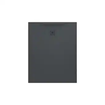 Bricorama Laufen receveur de douche en gel coat marbond, extra-plat, évacuation sur le côté court 100x80, anthracite (h2109510780001) offre