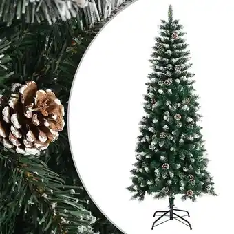 Bricorama Vidaxl sapin de noël artificiel avec support vert 180 cm pvc offre