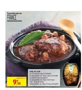 Intermarché Express Coq Au Vin offre
