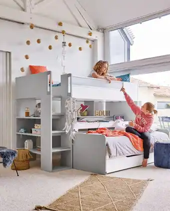 Gautier Lit haut TRIO 90 x 200 cm DIMIX offre