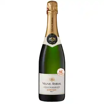 E.Leclerc Crémant de bourgogne veuve ambal authentique - brut - 75 cl offre