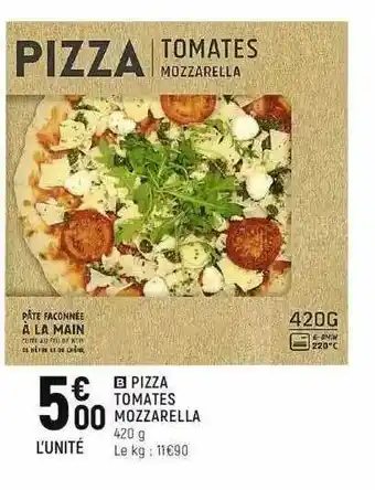 Spar Pizza Tomates Mozzarella offre