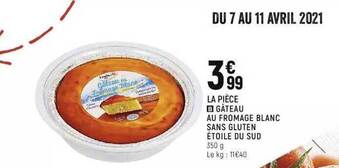 Gùteau Au Fromage Blanc Sans Gluten étoile Du Sud