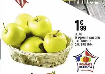 Spar Pomme Golden Catégorie Calibre 170+ offre