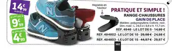Range-chaussures Gain De Place