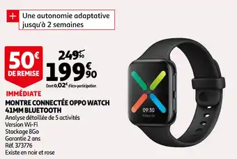 Auchan Montre Connectée Oppo Watch 41mm Bluetooth offre