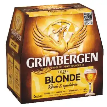 Auchan Supermarché Bière blonde grimbergen offre