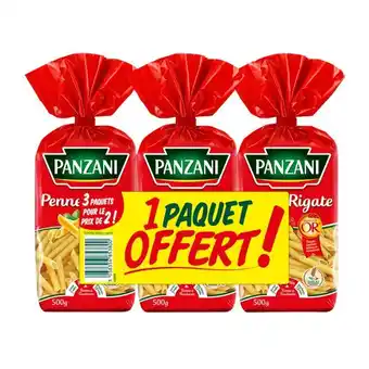 Auchan Pâtes penne rigate panzani offre