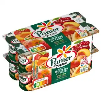 Auchan 60% de remise immédiate sur le 2ème au choix sur la gamme panier de yoplait offre