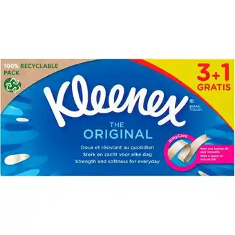 Auchan Supermarché Boîte mouchoirs the original kleenex offre