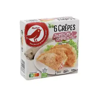 Auchan Supermarché Crêpes jambon emmental surgelées auchan offre