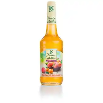 Auchan Sirop moulin de valdonne pêche abricot offre