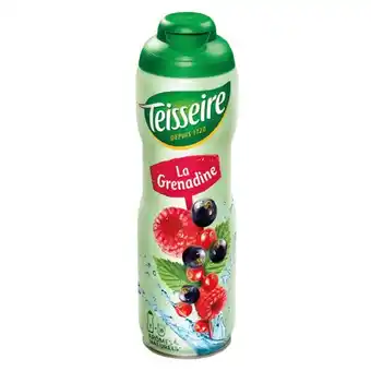 Auchan Sirop teisseire grenadine offre