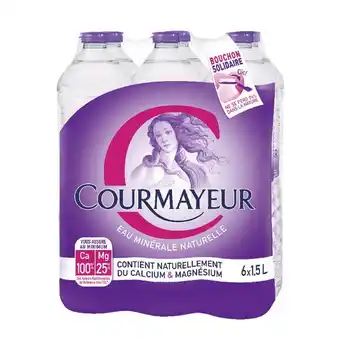 Auchan Eau minérale naturelle courmayeur offre