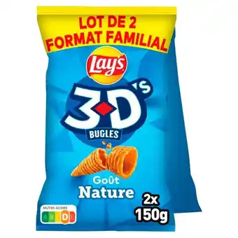 Auchan 3d's bugles nature lay's offre
