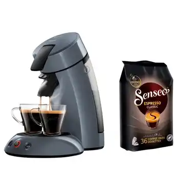 Auchan Cafetière à dosettes hd7806/53 offre