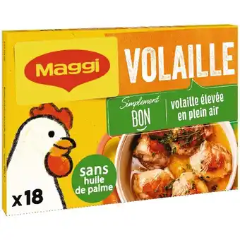 Auchan Bouillon kub de volaille maggi offre
