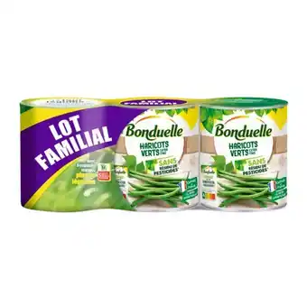 Auchan Supermarché Haricots verts extra-fins sans résidu de pesticides bonduelle offre