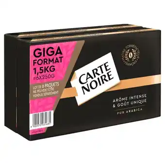 Auchan Café carte noire moulu offre