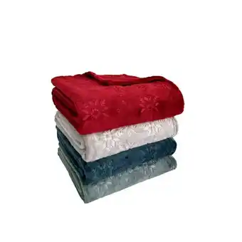 Auchan Plaid flanelle actuel offre
