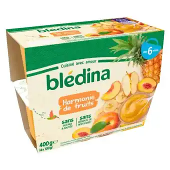 Auchan Coupelles de fruits blédina offre