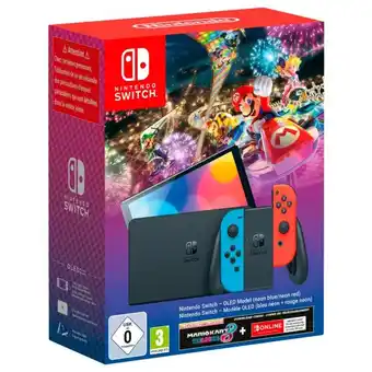 Auchan Le pack console nintendo switch oled edition mario kart offre