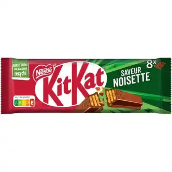 Auchan Barres saveur noisettes kit kat offre