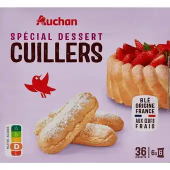 Auchan Biscuits cuillers auchan offre