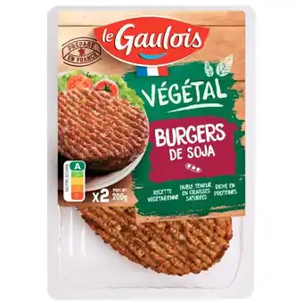 Auchan Le gaulois végétal burger de soja offre