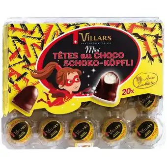 Auchan Mini têtes au choco villars offre