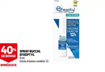 Auchan Spray Buccal Efiseptyl offre