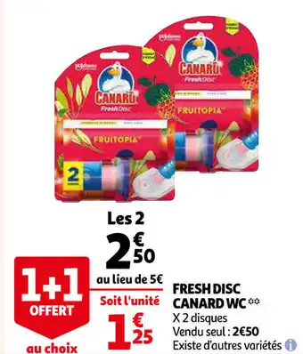 Auchan Fresh Disc Canard Wc offre