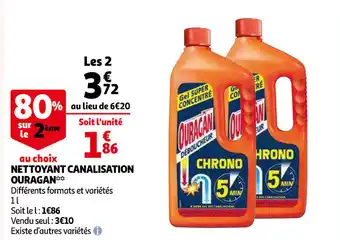 Auchan Nettoyant Canalisation Ouragan offre