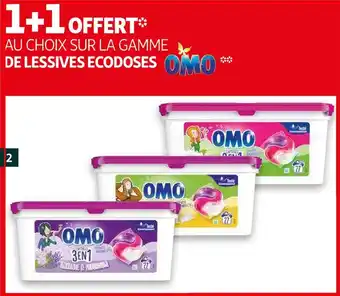 Auchan La Gamme De Lessives Ecodoses Omo offre