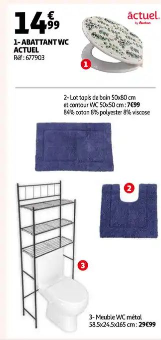 Auchan Abattant Wc Actuel offre