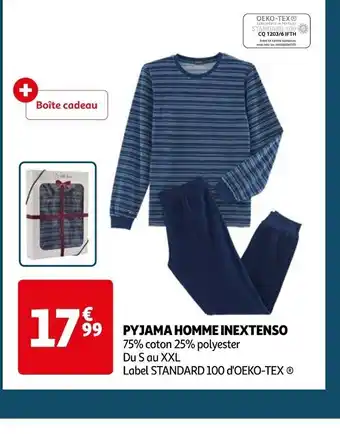 Auchan PYJAMA HOMME INEXTENSO offre