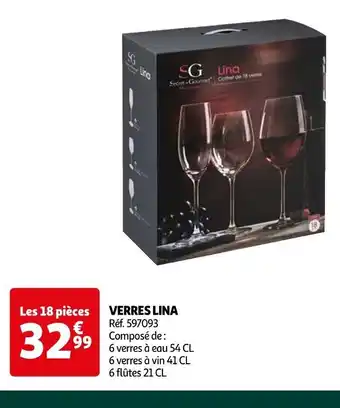 Auchan VERRES LINA offre