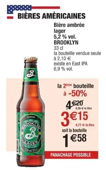 Bière ambrée lager